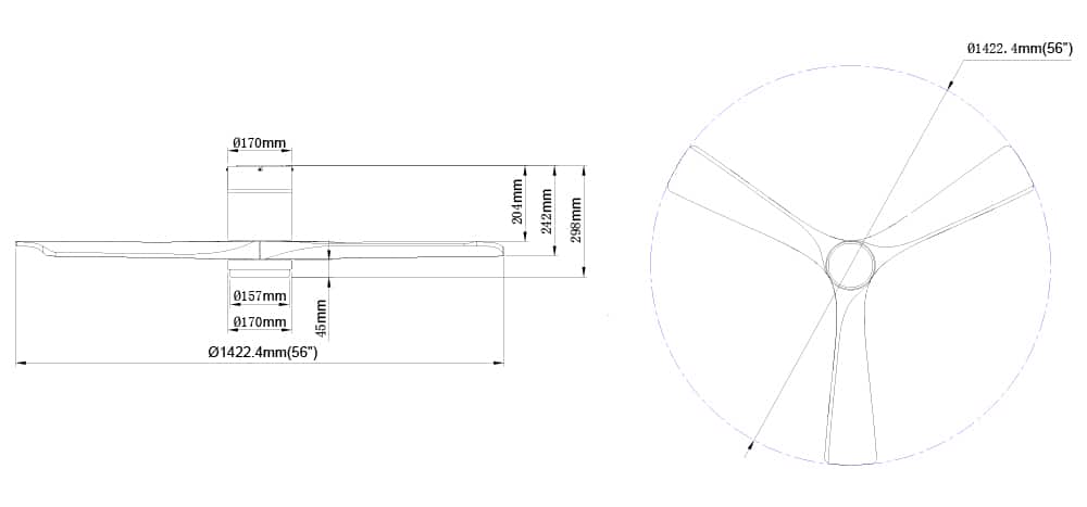 סקיצה מאוורר תקרה נאשי